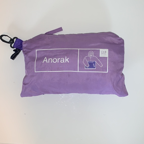 (3 for $12) GAP Kids Packable Jacket 💜🌧 - Picture 4 of 5